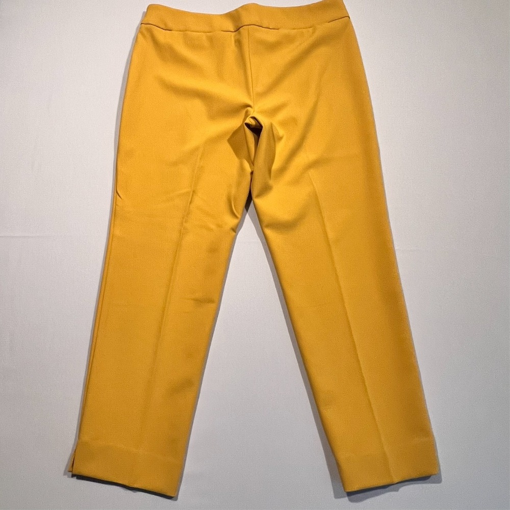Talbots Signature Dress Pants Trousers Yellow Career Business Women's 14 NWT - Picture 12 of 14